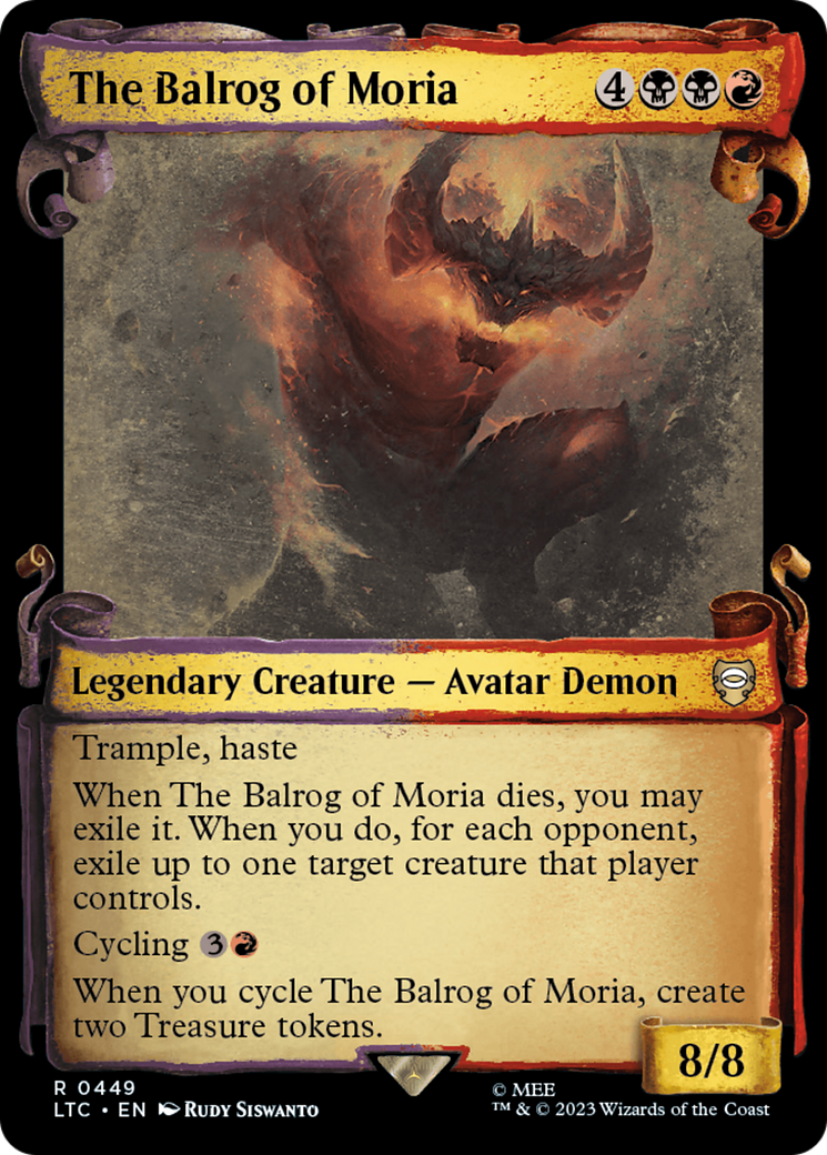 The Balrog of Moria [The Lord of the Rings: Tales of Middle-Earth Commander Showcase Scrolls] | Total Play