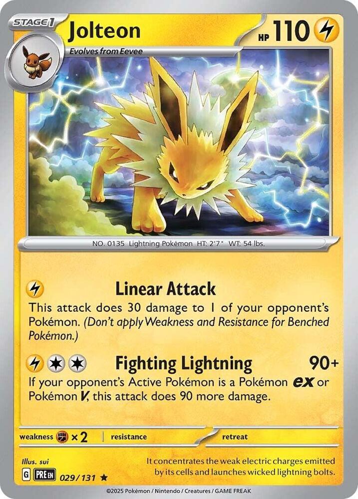 Jolteon (029/131) [Scarlet & Violet: Prismatic Evolutions] | Total Play