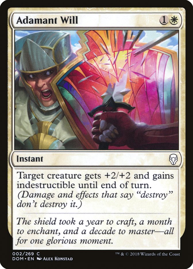 Adamant Will [Dominaria] | Total Play