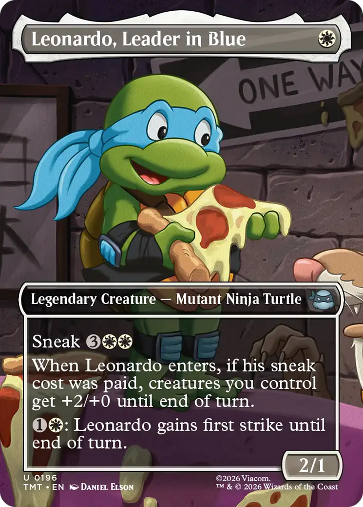 Leonardo, Leader in Blue (Borderless) [Teenage Mutant Ninja Turtles] | Total Play