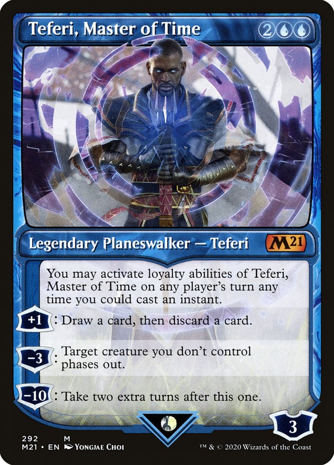 Teferi, Master of Time (Showcase) (292) [Core Set 2021] | Total Play
