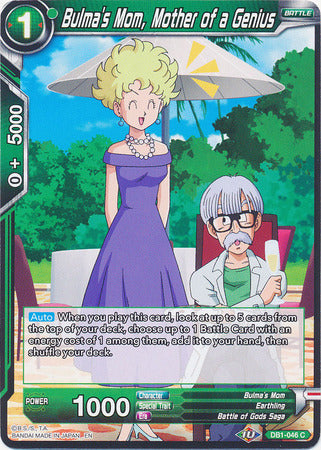 Bulma's Mom, Mother of a Genius (DB1-046) [Dragon Brawl] | Total Play