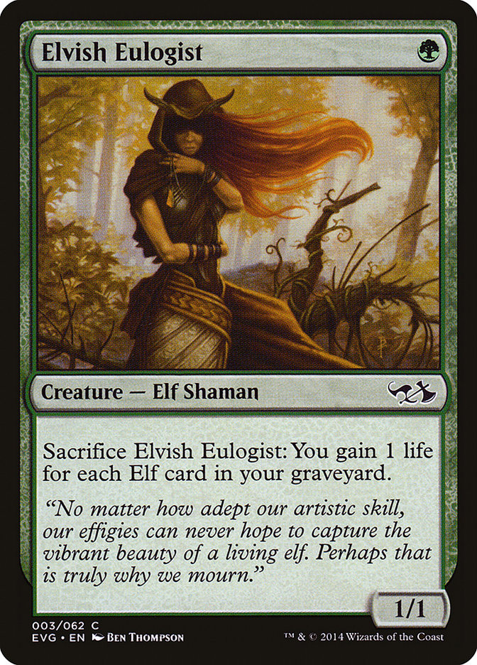 Elvish Eulogist (Elves vs. Goblins) [Duel Decks Anthology] | Total Play