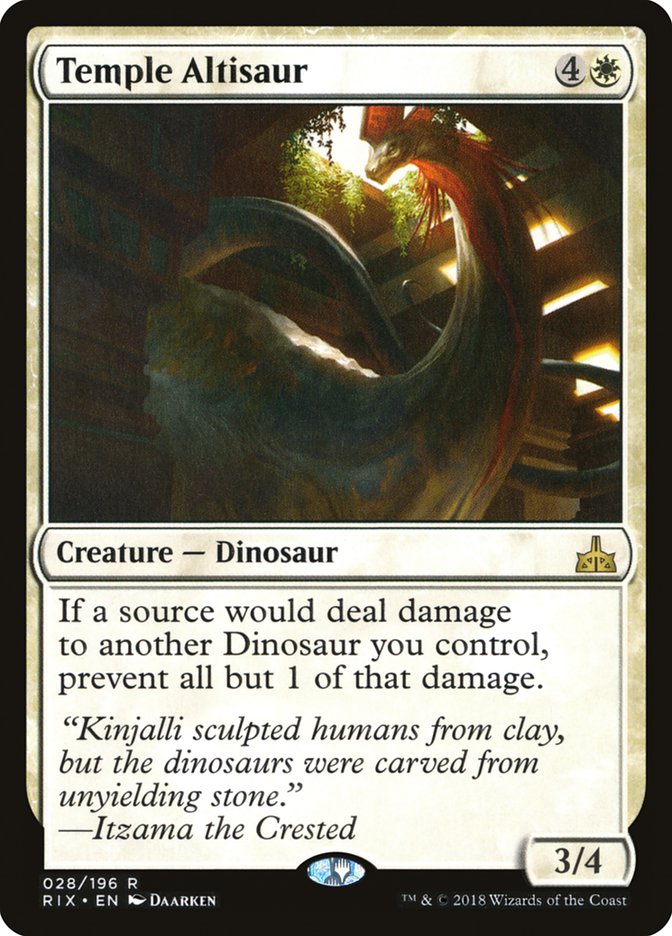 Temple Altisaur [Rivals of Ixalan] | Total Play
