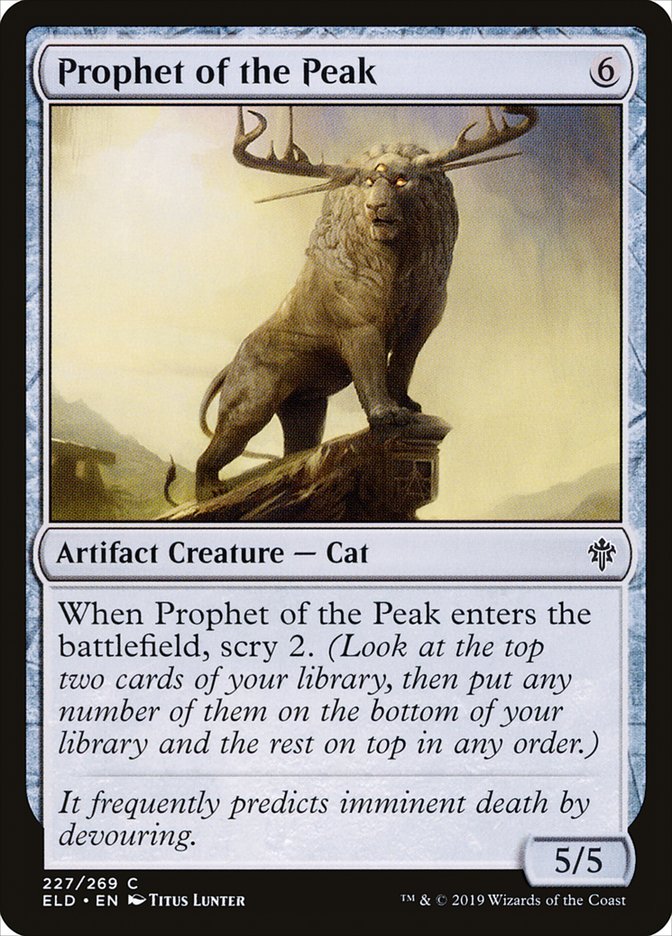 Prophet of the Peak [Throne of Eldraine] | Total Play