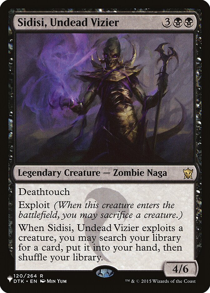 Sidisi, Undead Vizier [The List] | Total Play