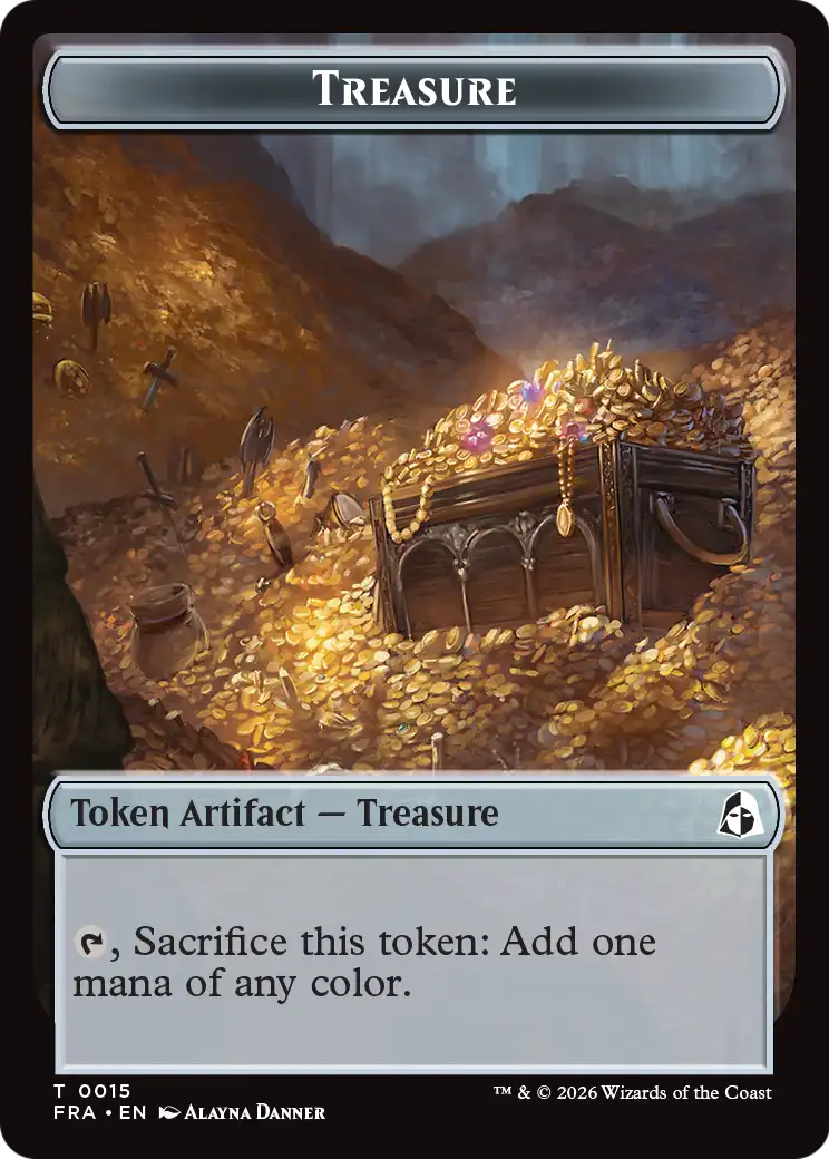 Angel (0003) // Treasure Double-Sided Token [Reality Fracture Tokens] | Total Play