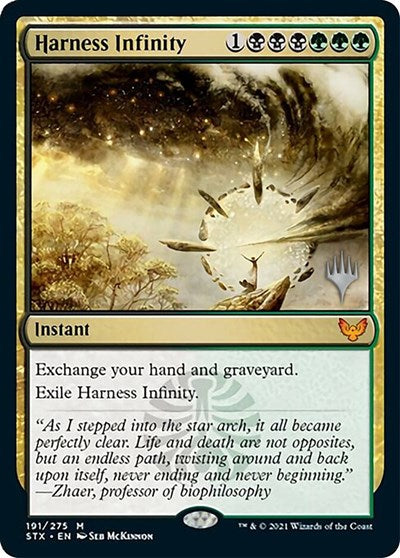 Harness Infinity (Promo Pack) [Strixhaven: School of Mages Promos] | Total Play