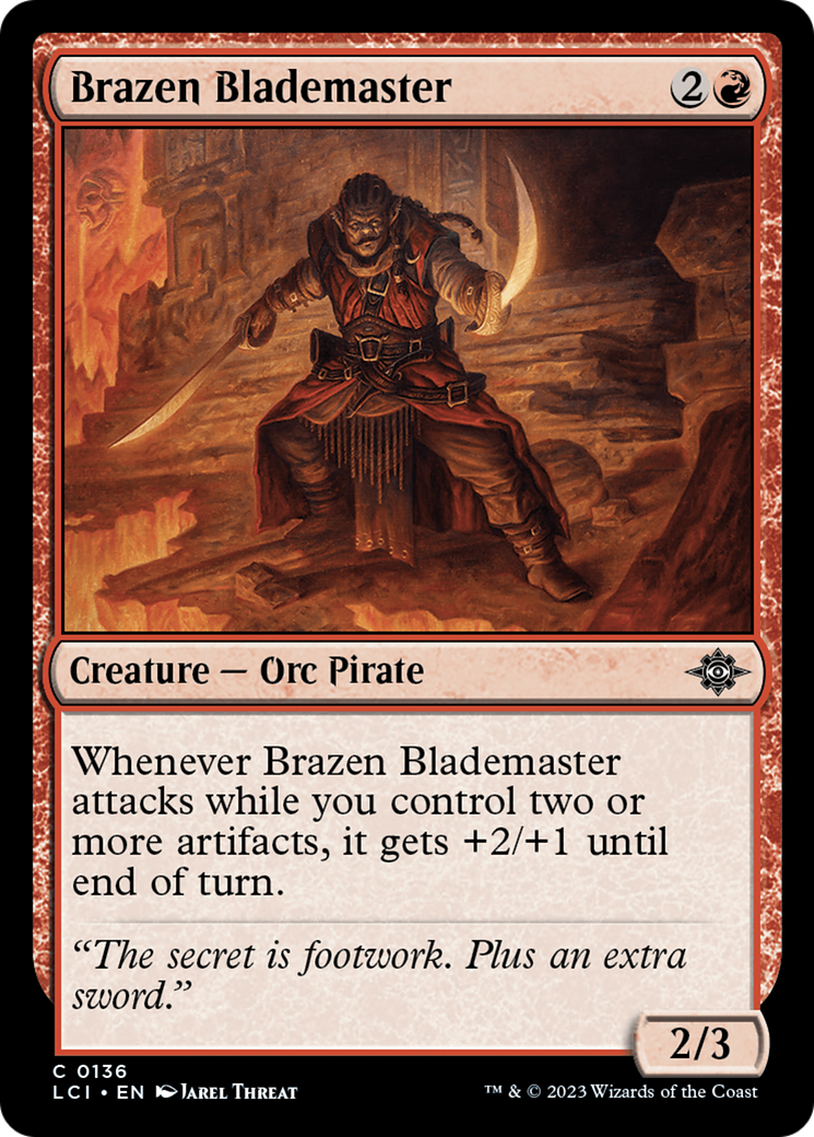 Brazen Blademaster [The Lost Caverns of Ixalan] | Total Play