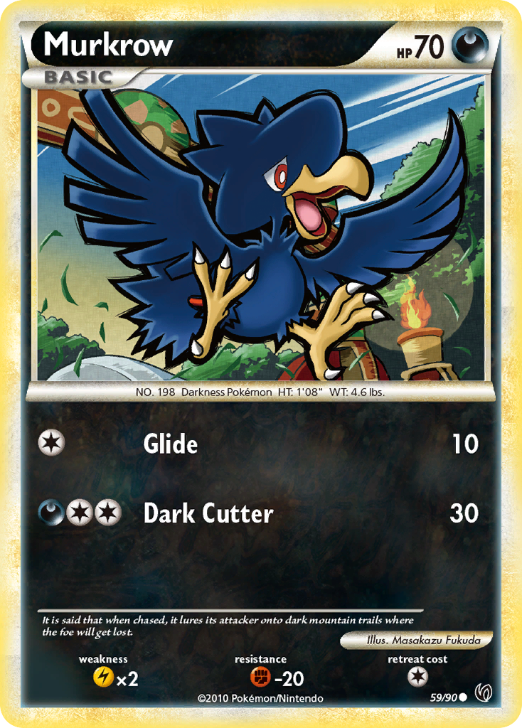 Murkrow (59/90) [HeartGold & SoulSilver: Undaunted] | Total Play