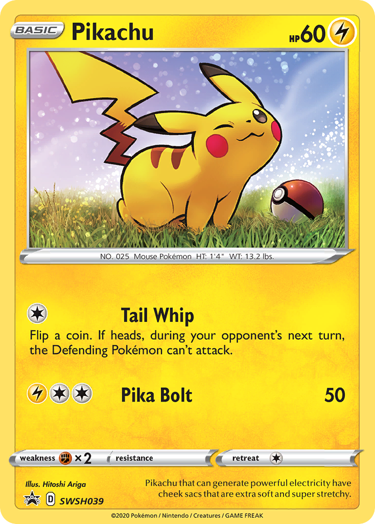 Pikachu (SWSH039) [Sword & Shield: Black Star Promos] | Total Play