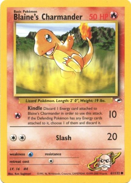 Blaine's Charmander (61/132) [Gym Heroes Unlimited] | Total Play