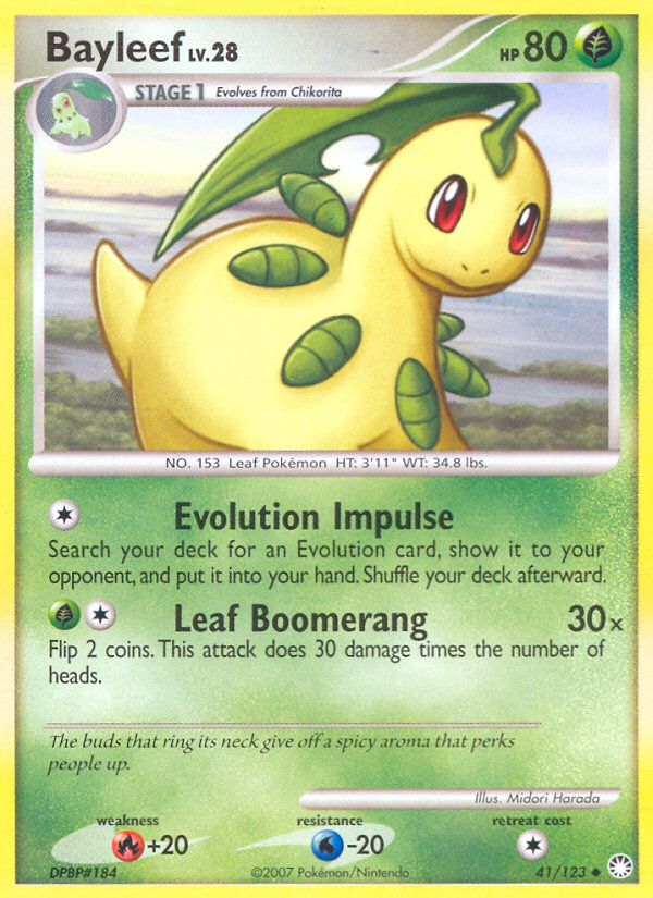 Bayleef (41/123) [Diamond & Pearl: Mysterious Treasures] | Total Play