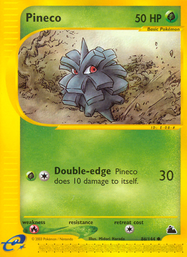Pineco (86/144) [Skyridge] | Total Play
