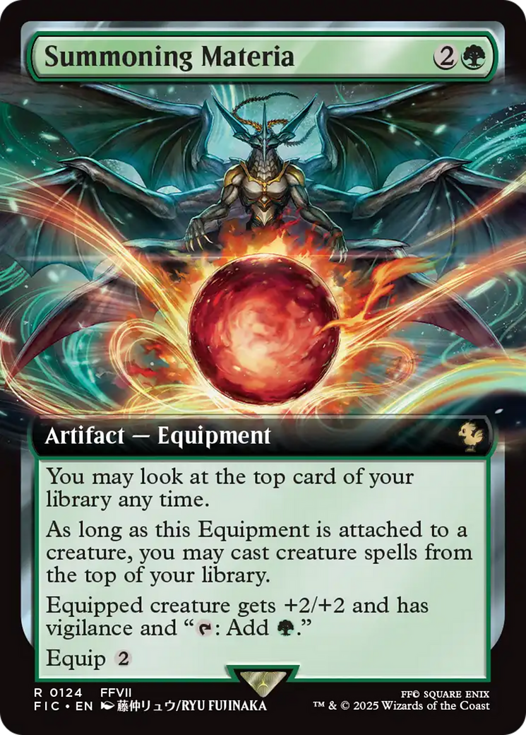 Summoning Materia (Extended Art) [FINAL FANTASY Commander] | Total Play