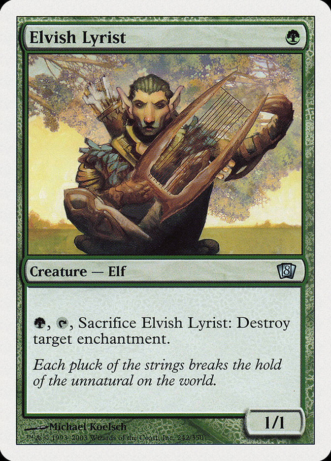 Elvish Lyrist [Eighth Edition] | Total Play