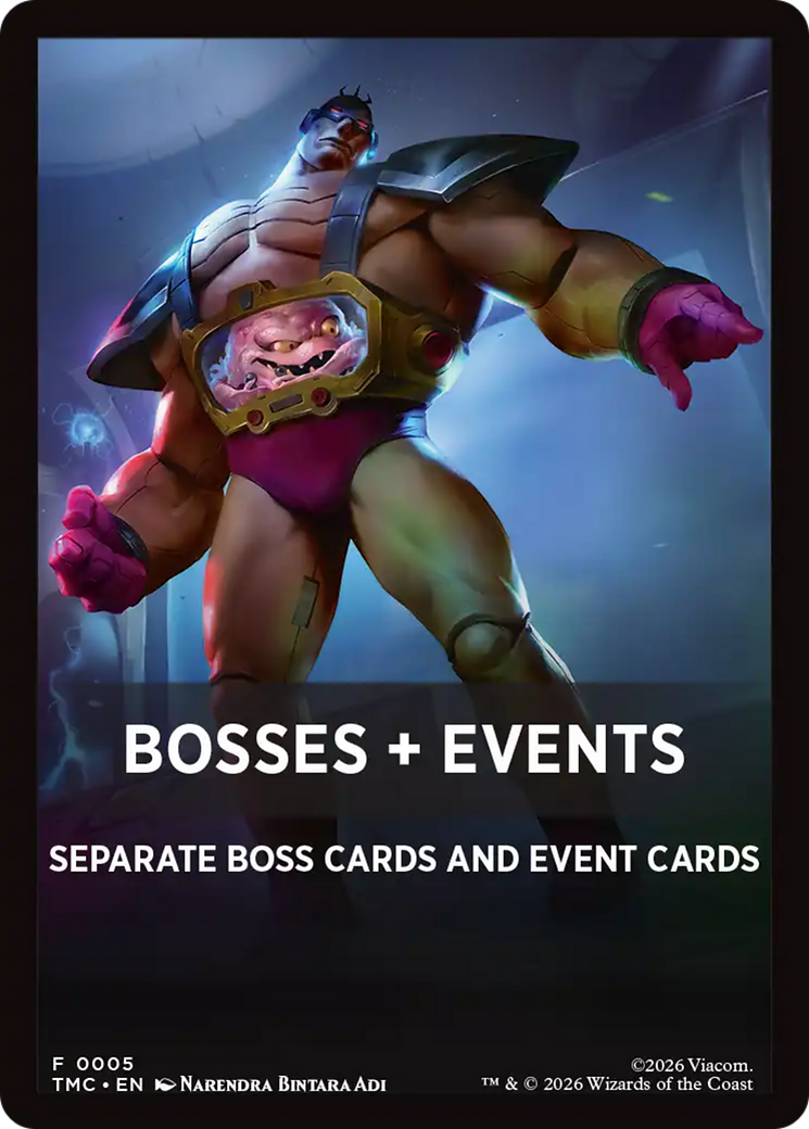 Bosses + Events [Teenage Mutant Ninja Turtles Commander Tokens] | Total Play