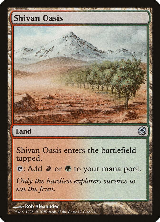 Shivan Oasis [Duel Decks: Phyrexia vs. the Coalition] | Total Play