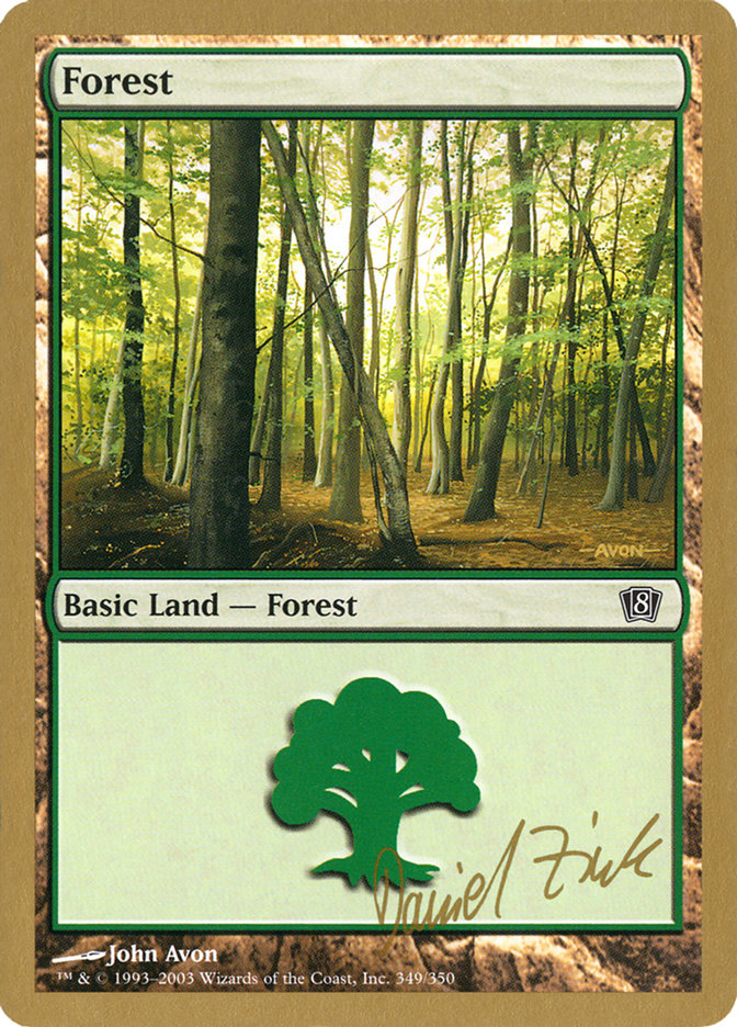 Forest (dz349) (Daniel Zink) [World Championship Decks 2003] | Total Play