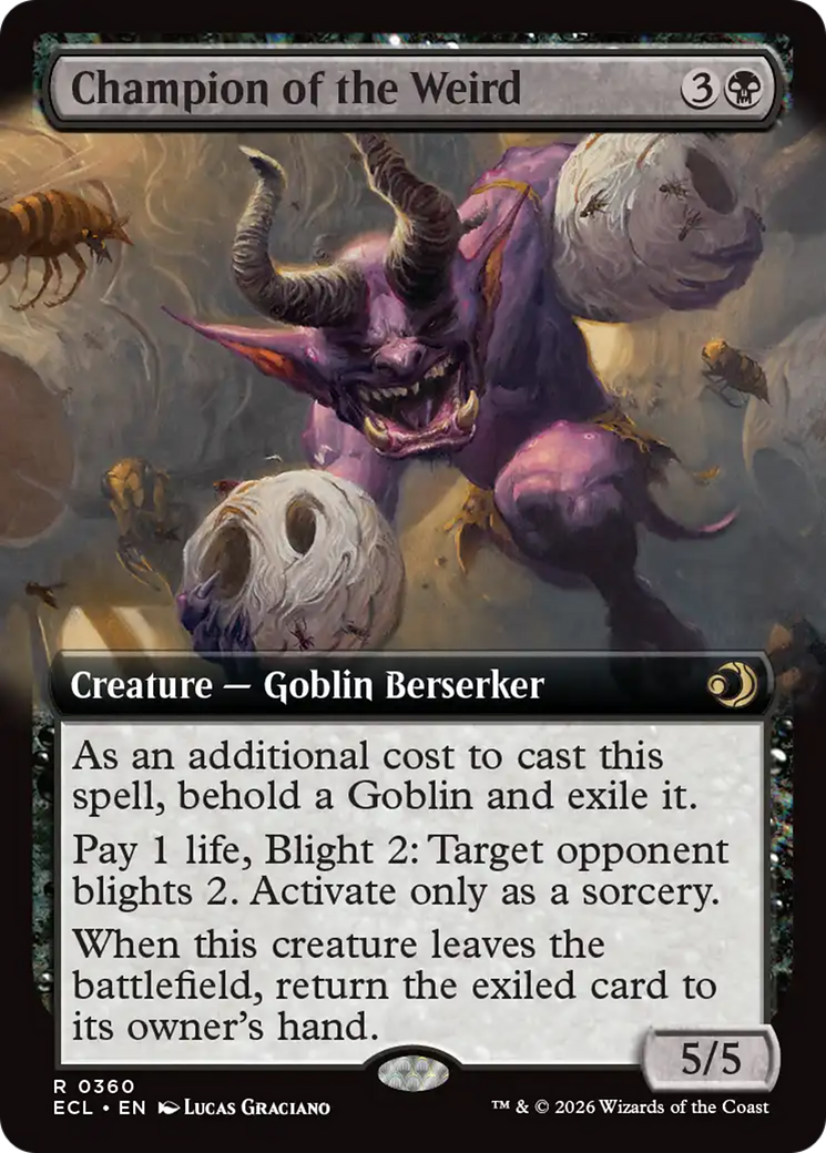 Champion of the Weird (Extended Art) [Lorwyn Eclipsed] | Total Play