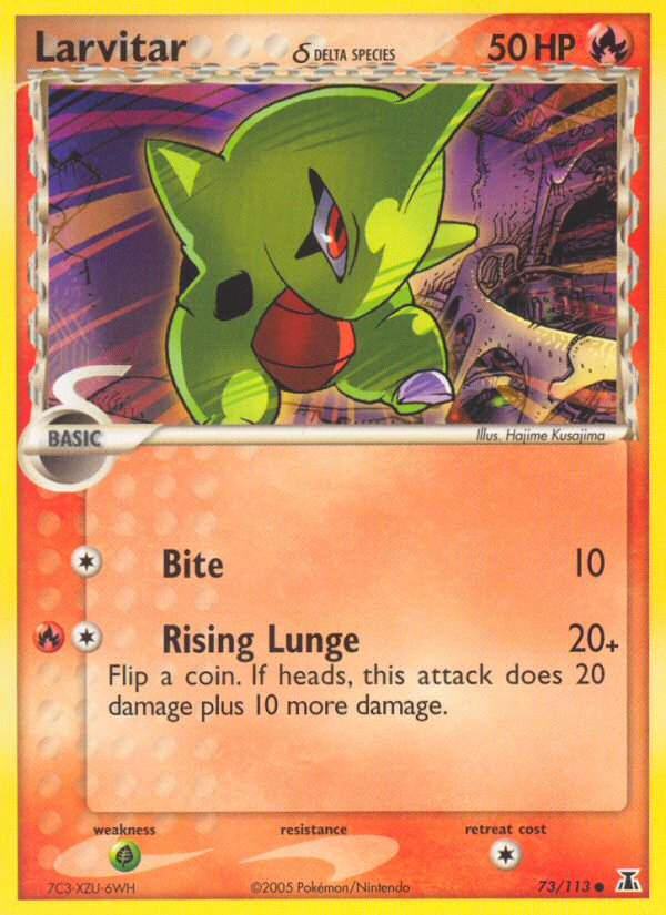 Larvitar (73/113) (Delta Species) [EX: Delta Species] | Total Play