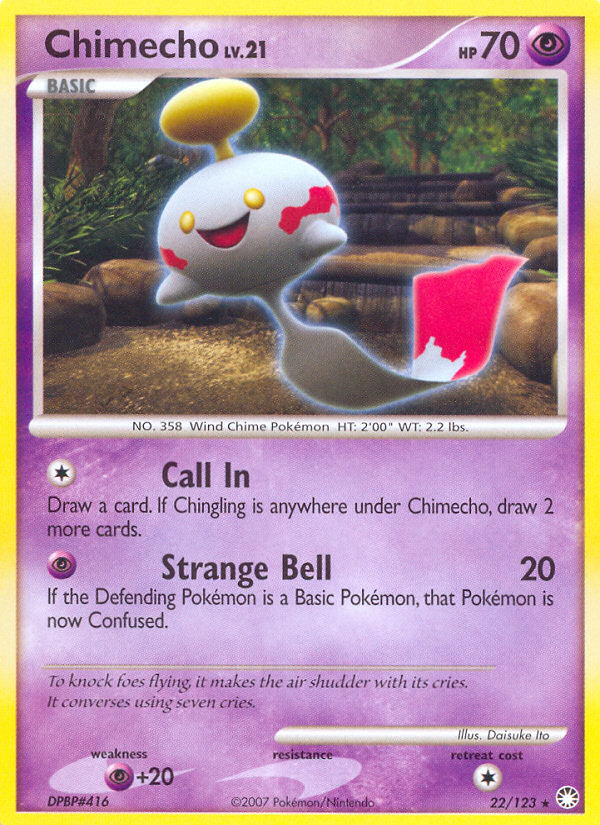 Chimecho (22/123) [Diamond & Pearl: Mysterious Treasures] | Total Play
