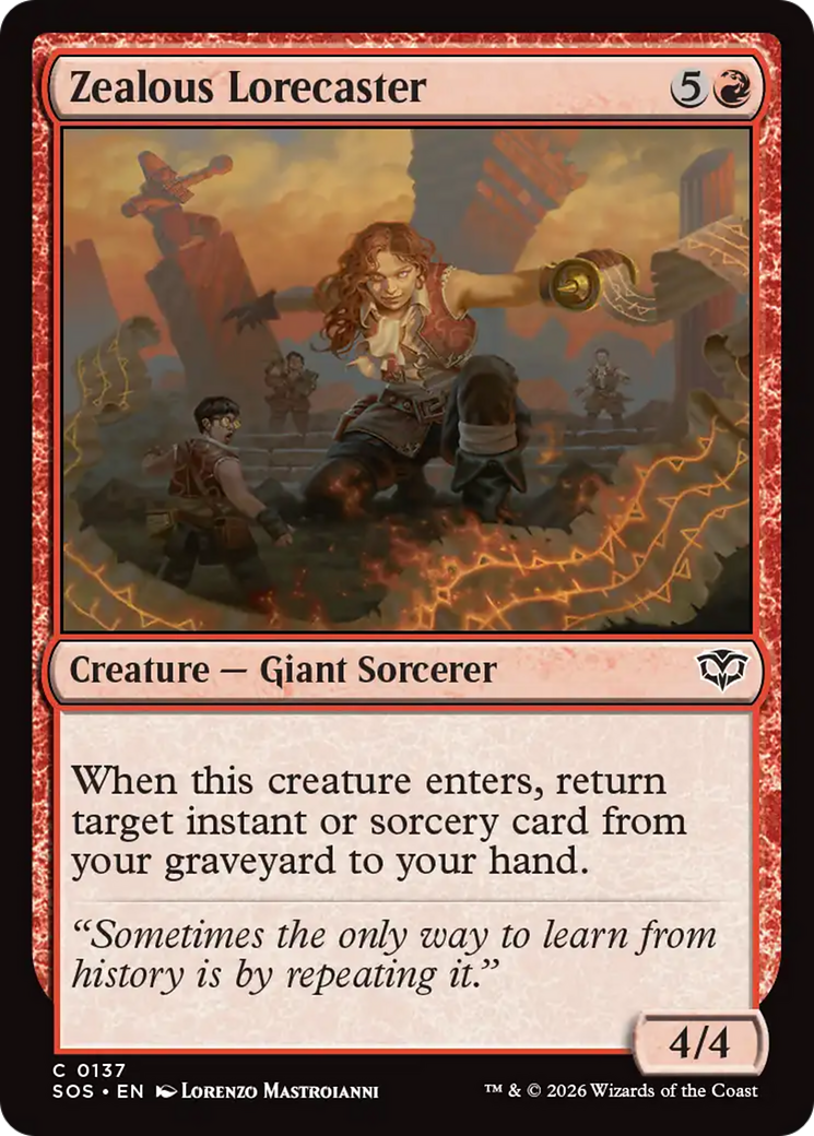 Zealous Lorecaster [Secrets of Strixhaven] | Total Play