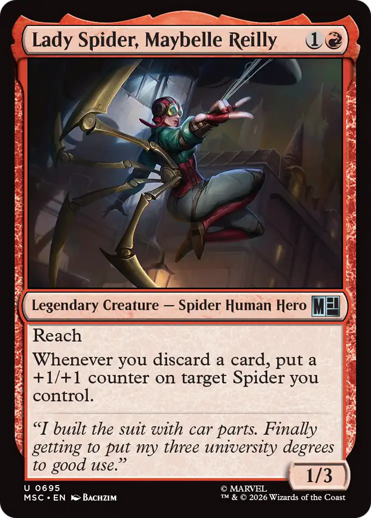 Lady Spider, Maybelle Reilly [Marvel Super Heroes Commander] | Total Play