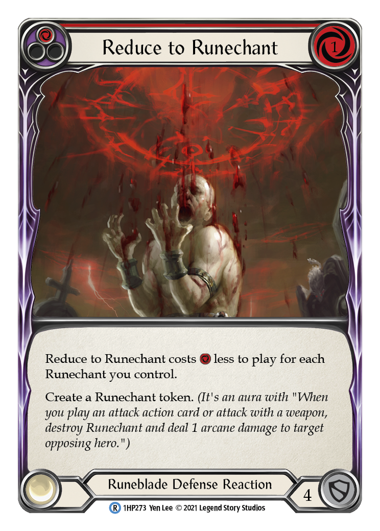 Reduce to Runechant (Red) [1HP273] (History Pack 1) | Total Play