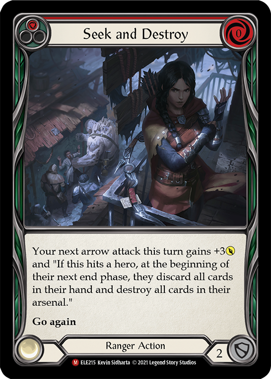 Seek and Destroy [ELE215] (Tales of Aria)  1st Edition Rainbow Foil | Total Play