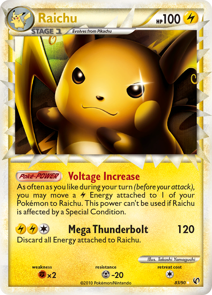 Raichu (83/90) [HeartGold & SoulSilver: Undaunted] | Total Play