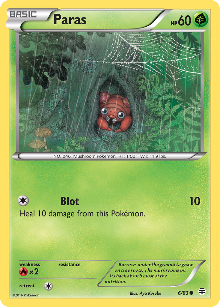 Paras (6/83) [XY: Generations] | Total Play