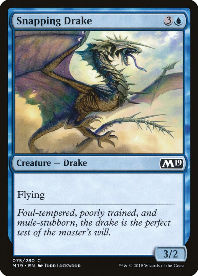 Snapping Drake [Core Set 2019] | Total Play