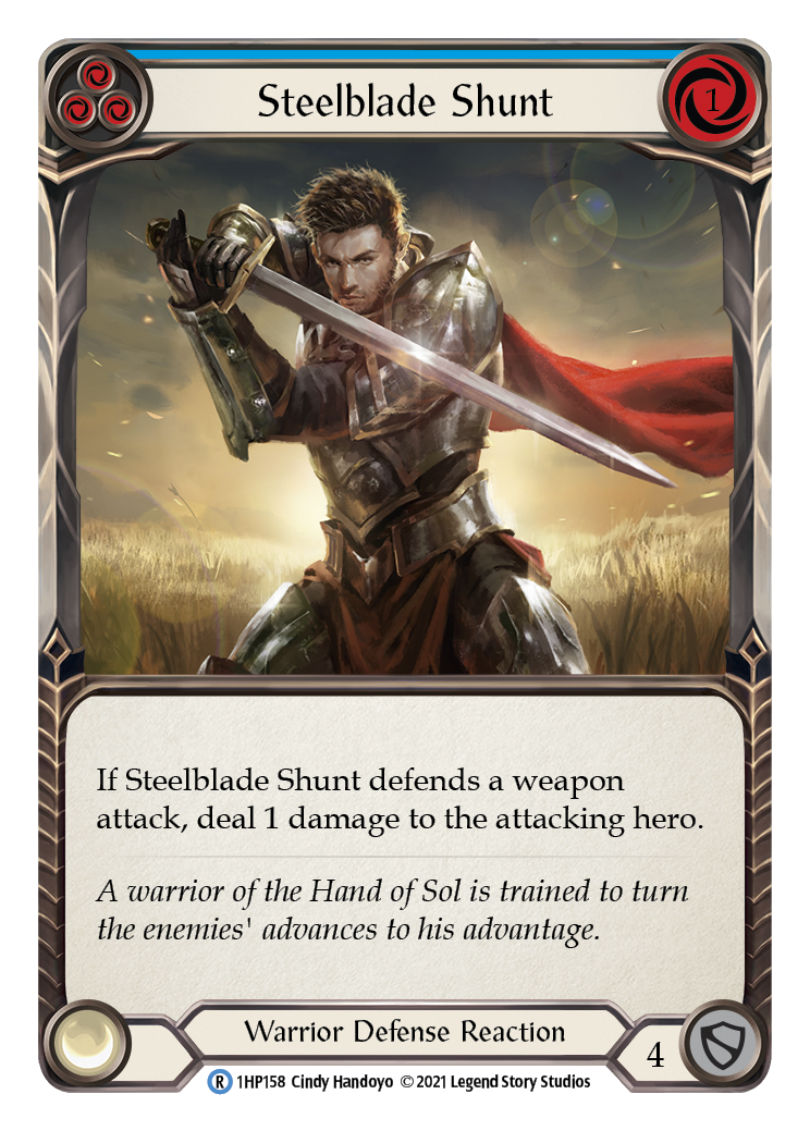 Steelblade Shunt (Blue) [1HP158] (History Pack 1) | Total Play