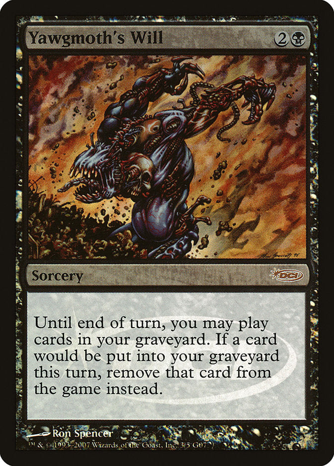 Yawgmoth's Will [Judge Gift Cards 2007] | Total Play