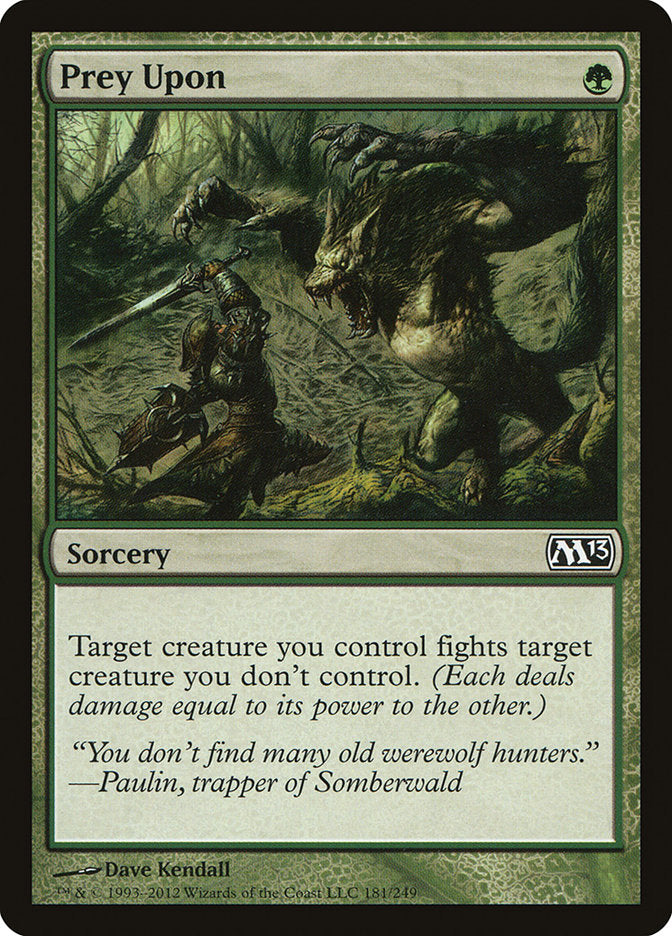 Prey Upon [Magic 2013] | Total Play