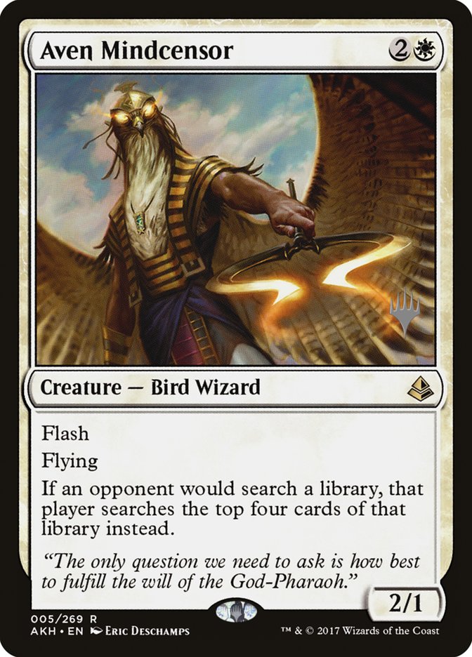 Aven Mindcensor (Promo Pack) [Amonkhet Promos] | Total Play