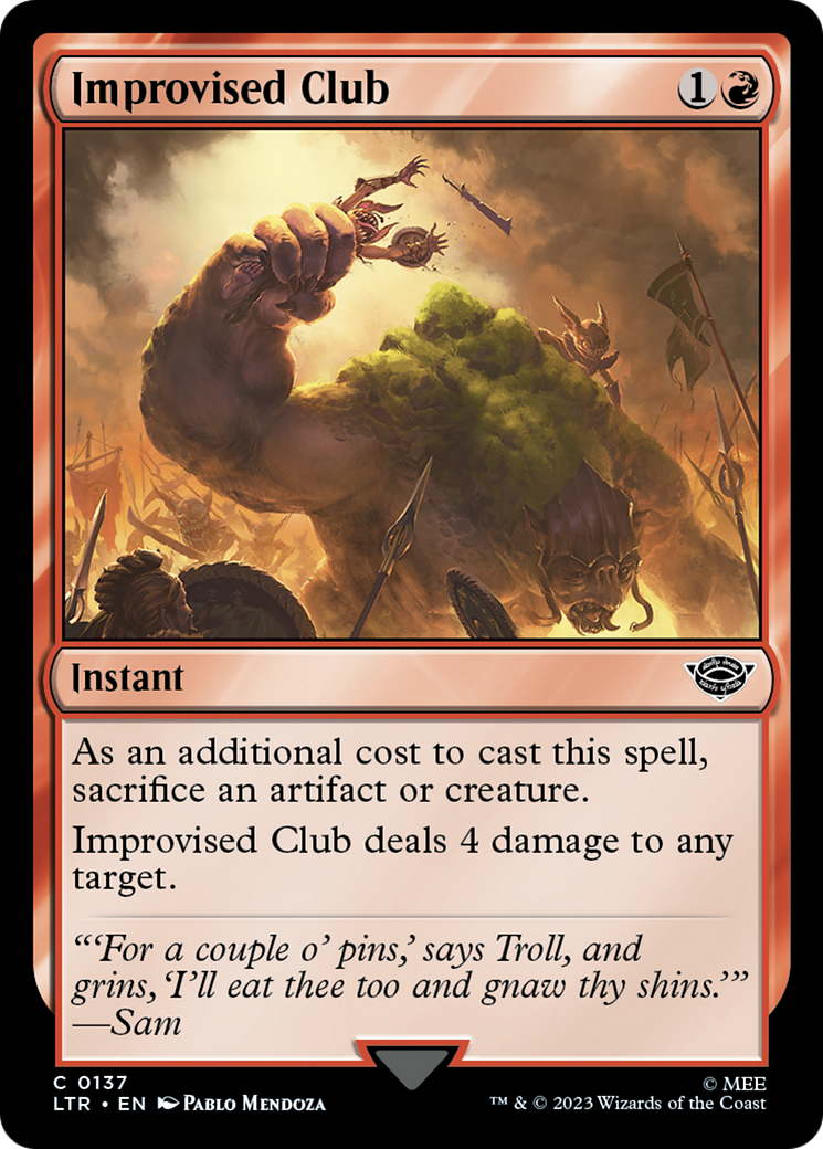 Improvised Club [The Lord of the Rings: Tales of Middle-Earth] | Total Play