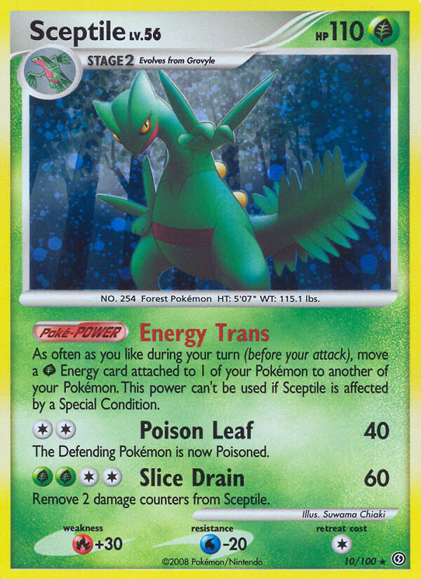 Sceptile (10/100) (Theme Deck Exclusive) [Diamond & Pearl: Stormfront] | Total Play