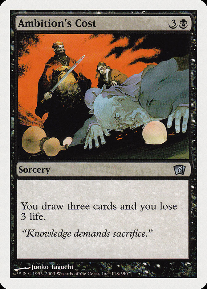 Ambition's Cost [Eighth Edition] | Total Play