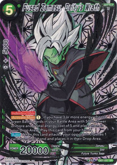 Fused Zamasu, Deity's Wrath (Collector's Selection Vol. 1) (DB1-057) [Promotion Cards] | Total Play