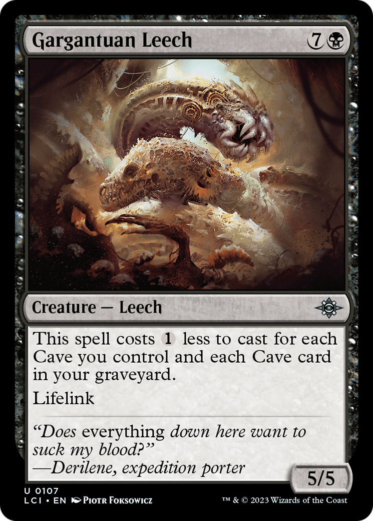 Gargantuan Leech [The Lost Caverns of Ixalan] | Total Play