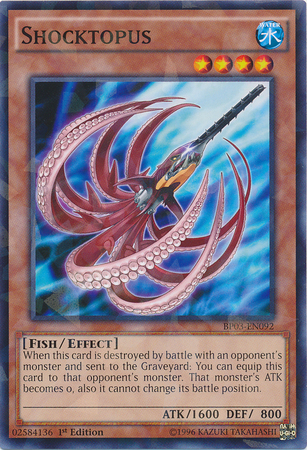 Shocktopus [BP03-EN092] Shatterfoil Rare | Total Play