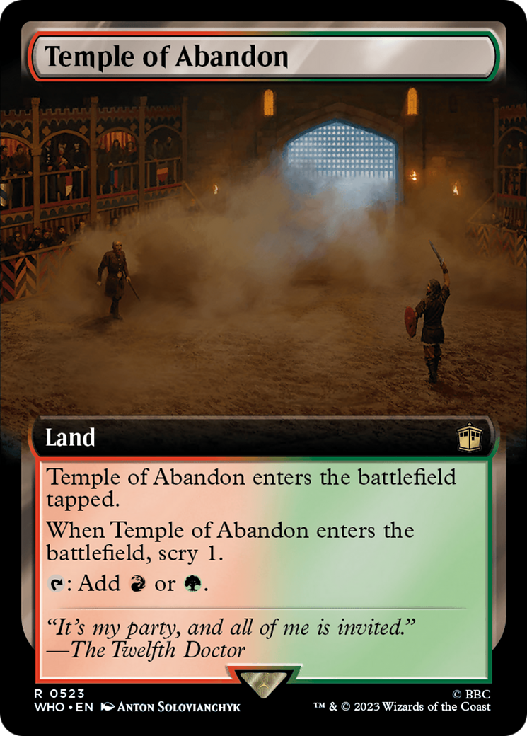 Temple of Abandon (Extended Art) [Doctor Who] | Total Play