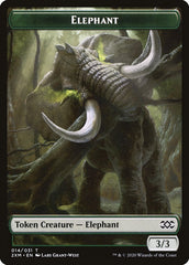 Angel // Elephant Double-Sided Token [Double Masters Tokens] | Total Play