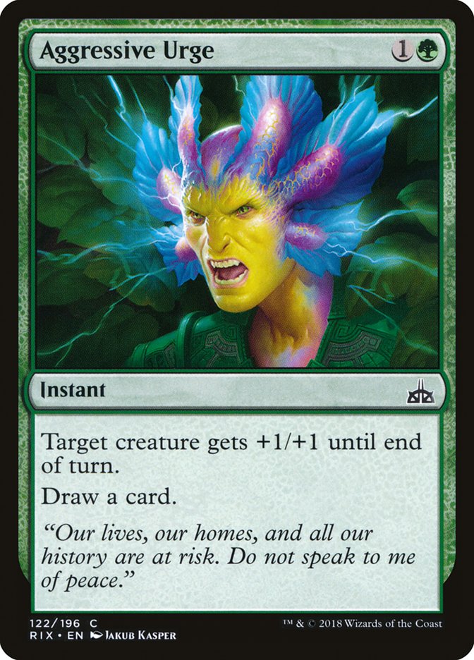 Aggressive Urge [Rivals of Ixalan] | Total Play