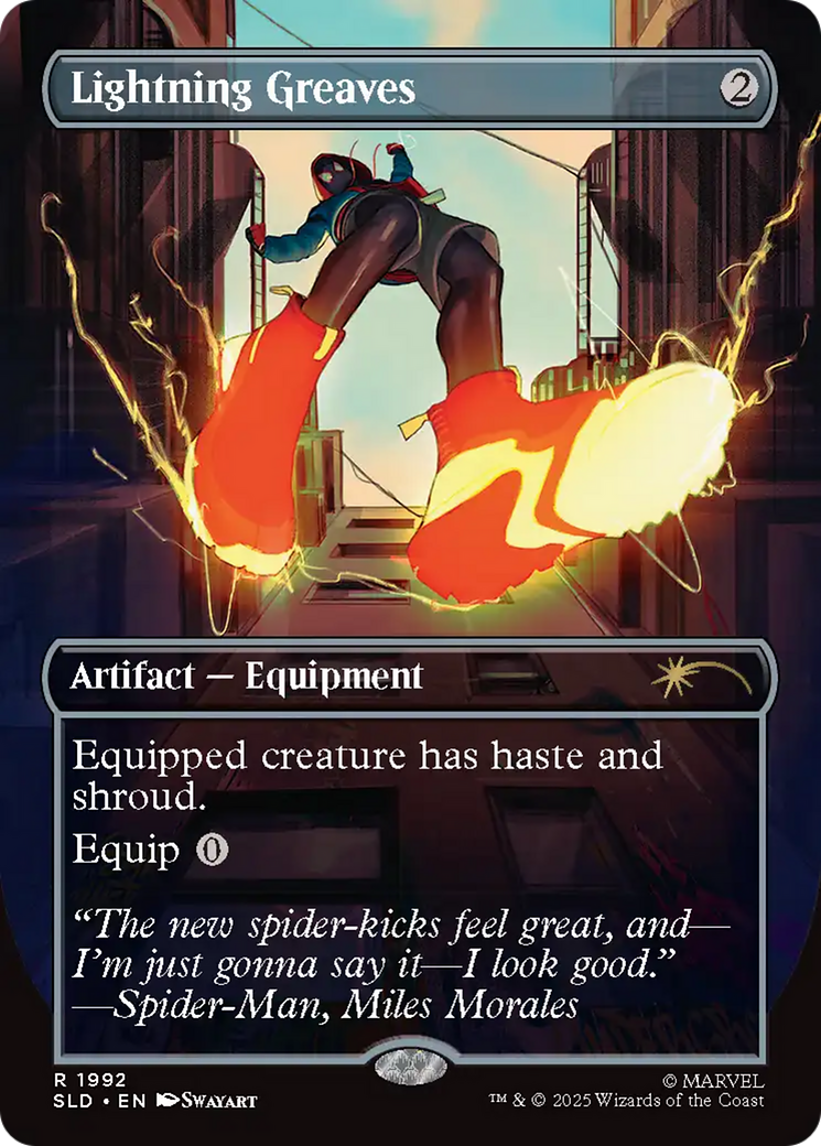 Lightning Greaves (1992) (Rainbow Foil) [Secret Lair Drop Series] | Total Play