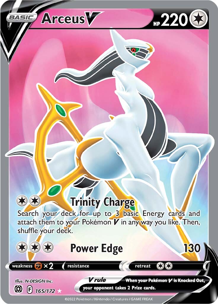Arceus V (165/172) [Sword & Shield: Brilliant Stars] | Total Play