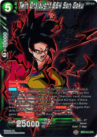 Twin Onslaught SS4 Son Goku (SPR) (BT5-055) [Miraculous Revival] | Total Play