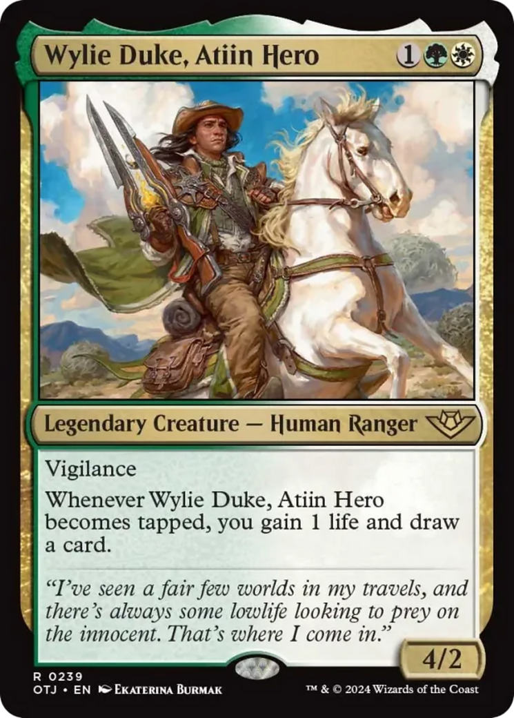Wylie Duke, Atiin Hero [Outlaws of Thunder Junction] | Total Play